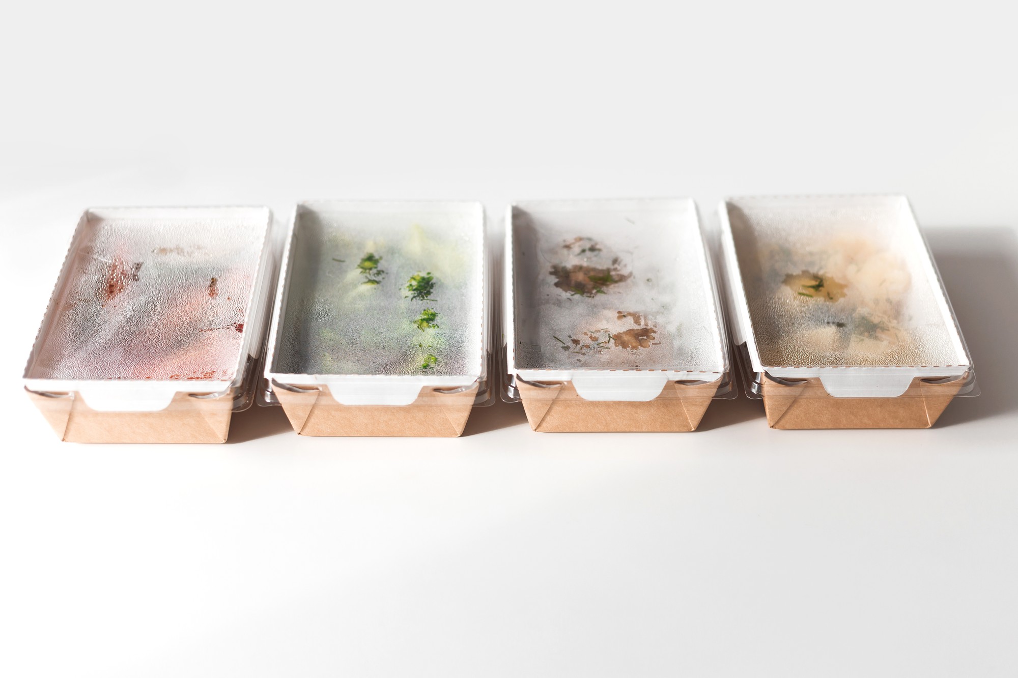 Sample package box with recipe cards
